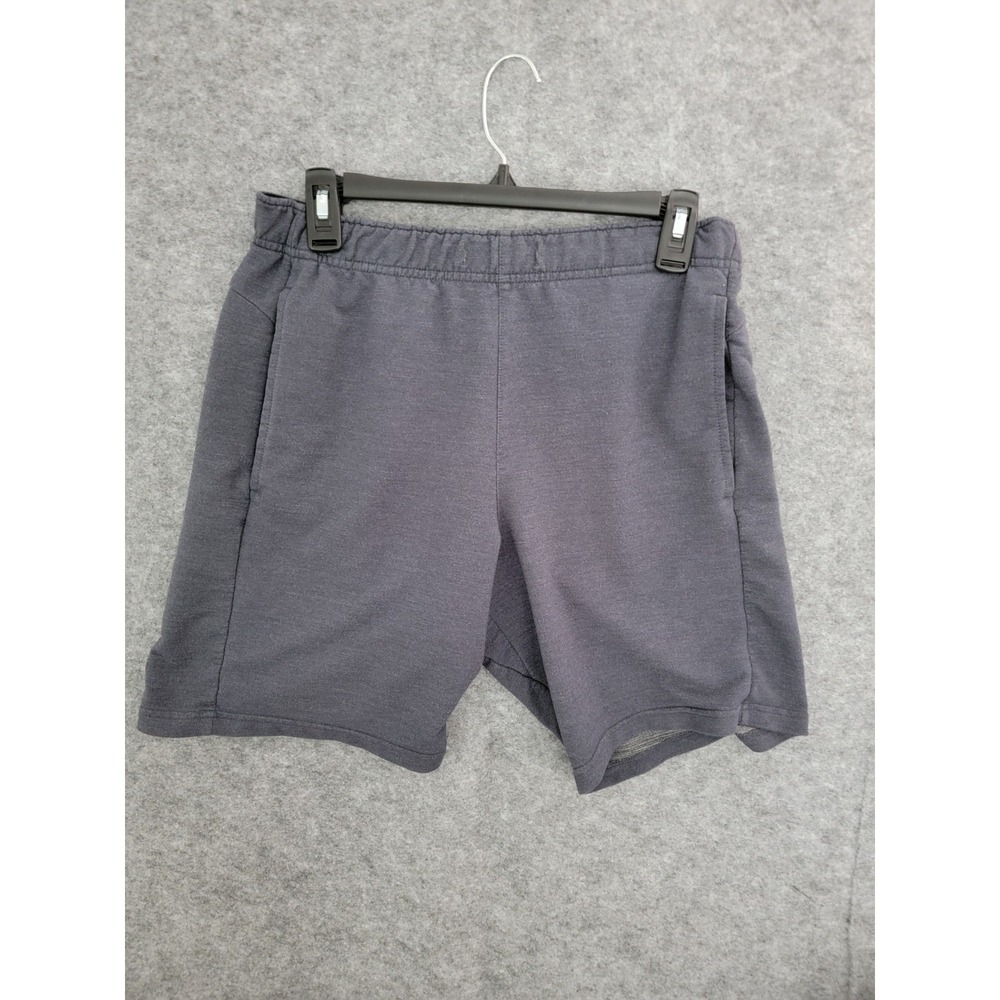 Eddie Bauer Mens Gray Sweat Lounge Shorts Fleece Pockets Size S